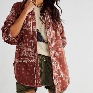 Free People Printed Ruby Jacket